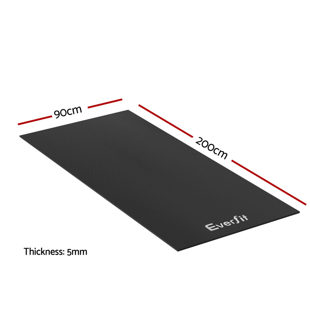 Everfit Exercise Equipment Mat Treadmill Floor Rug Home Gym Bike Fitness Yoga 2M