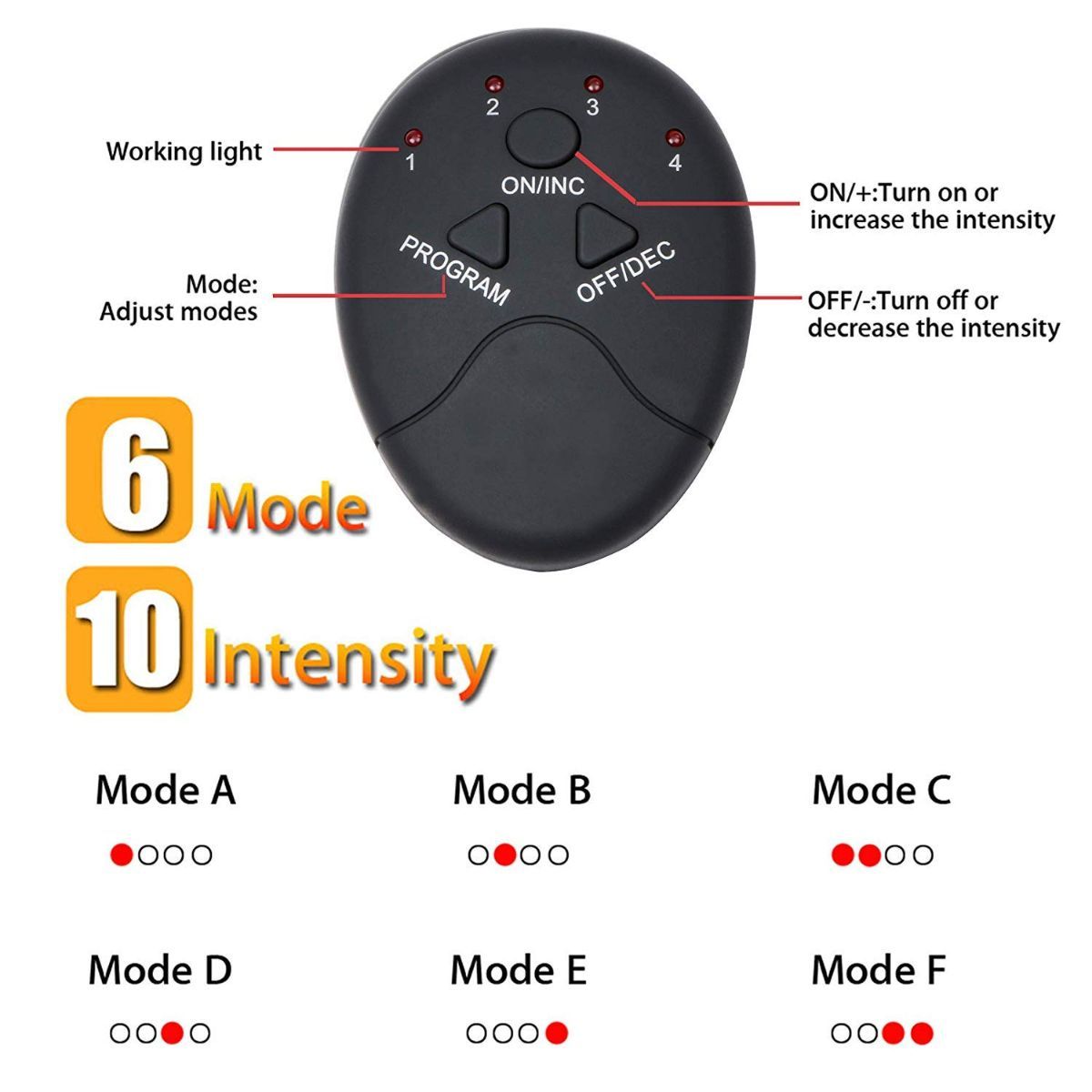 Fitness Belt Abs Stimulator Muscle Training Fitness Workout Equipment Ab Core Toner Belt for Abdominal/Arm/Leg for Home Use