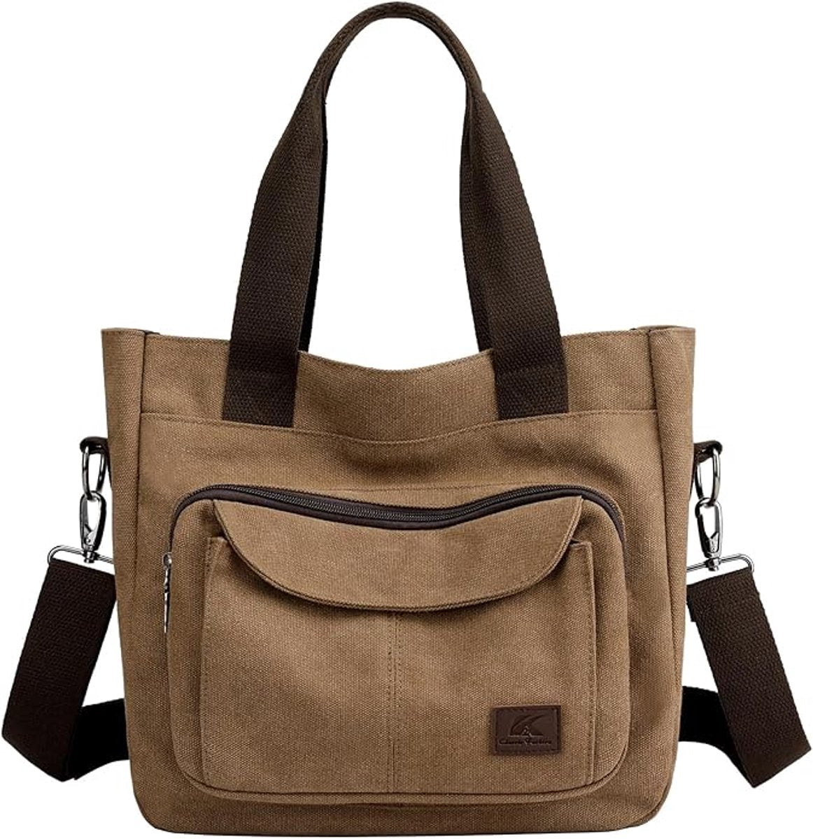 Handbags, shopping bags, women's canvas tote bags, shoulder bags, casual crossbody bags, multi-compartment handbags, vintage style, suitable for work, travel or university