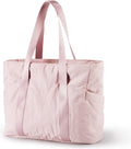 Women's Handbags - Zippered Tote Bag - Large Shoulder Bag - School Bag - Crossbody Bag - Laptop Bag - Handbag - Tote Bag - Weekend Bag - Shopping Bag - Beach Bag - Yoga/Fitness/Travel Bag - Pink