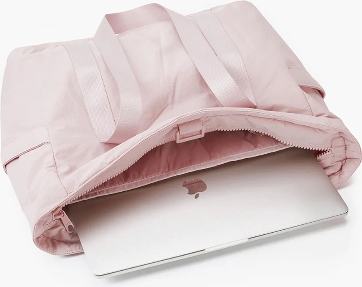 Women's Handbags - Zippered Tote Bag - Large Shoulder Bag - School Bag - Crossbody Bag - Laptop Bag - Handbag - Tote Bag - Weekend Bag - Shopping Bag - Beach Bag - Yoga/Fitness/Travel Bag - Pink