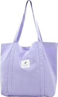 Handbags, shopping bags, women's fabric bags, tote bags, plain shoulder bags, lightweight and large capacity student beach bags