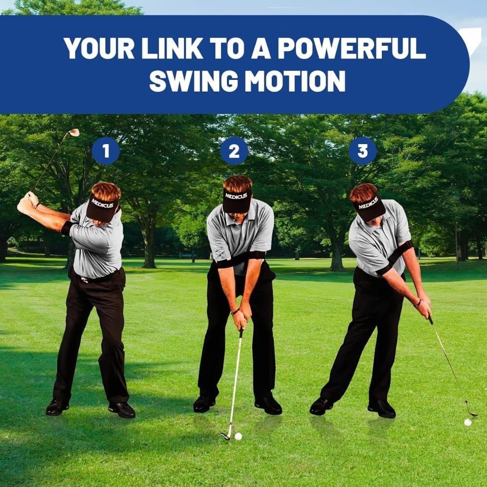 2pcs Golf Swing Training Bracelet for Posture Correction, Compatible with Golf Training Aids