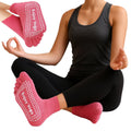 Full Toe Yoga Socks | Full Toe Yoga Sock | With Anti-Slip Bottom | Anti-Slip Socks | Pilates Socks | Size 36-40 | Pink