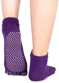 Full Toe Yoga Socks | Full Toe Yoga Sock | With Anti-Slip Bottom | Anti-Slip Socks | Pilates Socks | Size 36-40 | Purple