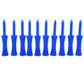 Plastic Golf Tees 100-piece – Blue, 68mm, random color – Golf accessories – Golf set – Golf tee
