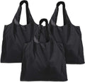Foldable Shopping Bag - 3 Pieces - 30L - Reusable - Wide - Handbag - Crossbody Bags - Large Capacity - Shoulder Bag - Shopper - Women's Bag - Work Bag - Crossbody Bag - Extra Large Handbag - Machine Washable - Durable