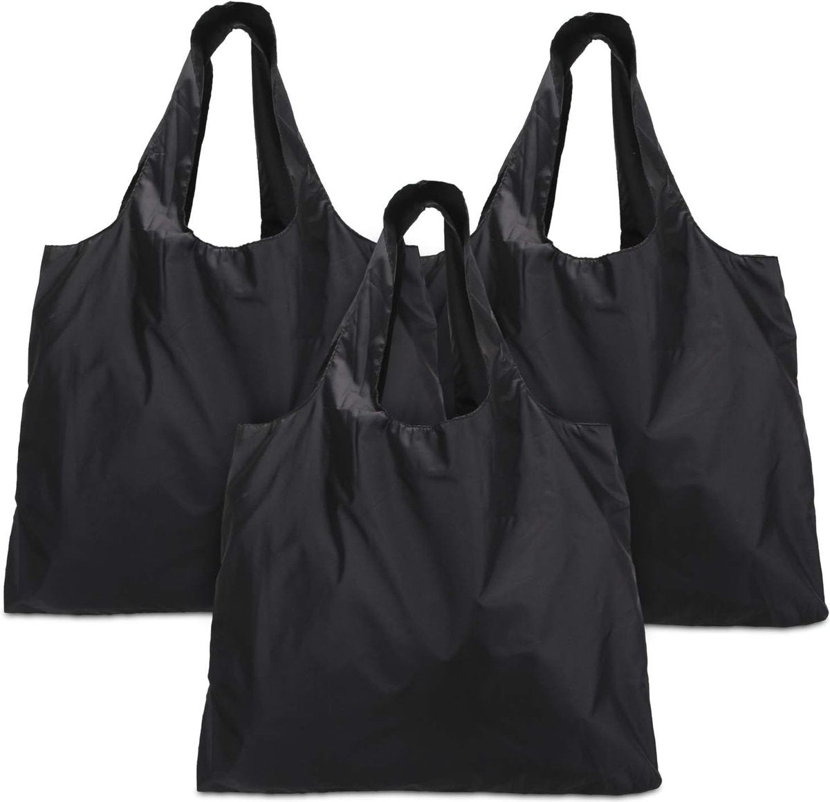 Foldable Shopping Bag - 3 Pieces - 30L - Reusable - Wide - Handbag - Crossbody Bags - Large Capacity - Shoulder Bag - Shopper - Women's Bag - Work Bag - Crossbody Bag - Extra Large Handbag - Machine Washable - Durable