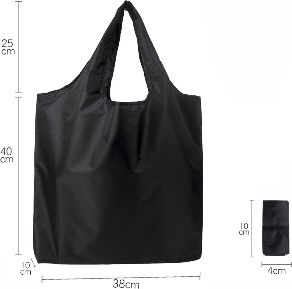 Foldable Shopping Bag - 3 Pieces - 30L - Reusable - Wide - Handbag - Crossbody Bags - Large Capacity - Shoulder Bag - Shopper - Women's Bag - Work Bag - Crossbody Bag - Extra Large Handbag - Machine Washable - Durable