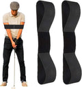 2 pieces - Golf Swing Training Band - golf swing training aids - golf swing trainer - golf training aids - golf accessories for beginners - for movement correction - for men, women and children - 35*7 cm - black