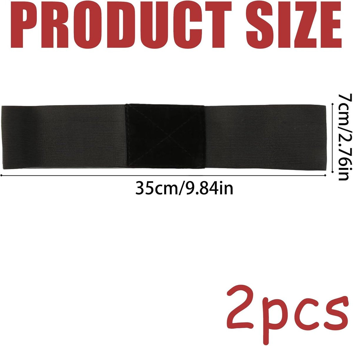 2 pieces - Golf Swing Training Band - golf swing training aids - golf swing trainer - golf training aids - golf accessories for beginners - for movement correction - for men, women and children - 35*7 cm - black