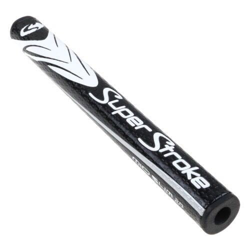 Super Stroke Putter Golf Grip Slim Mid Fat 3-Pack Black White