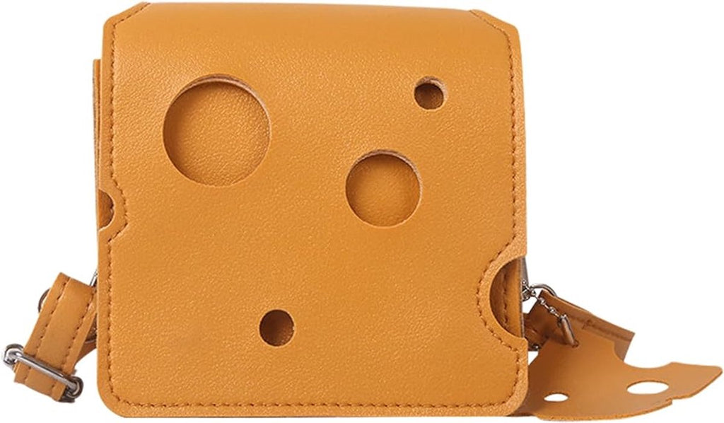 Storage Bag - Shoulder Bag - Mini Shoulder Bag - Cheese-shaped - Women's Fashion Bag (Square)