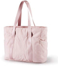 Women's Handbags, Women's Shopper Bag with Zipper, Large Shoulder Bag, Laptop Bag with Laptop Compartment, Women's Zipper Shopper, Pink