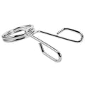 1Pcs Silver Barbell Clamps for Gym Accessories and Fitness Equipment in Workout Sessions