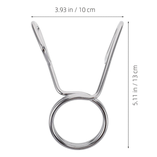 1Pcs Silver Barbell Clamps for Gym Accessories and Fitness Equipment in Workout Sessions