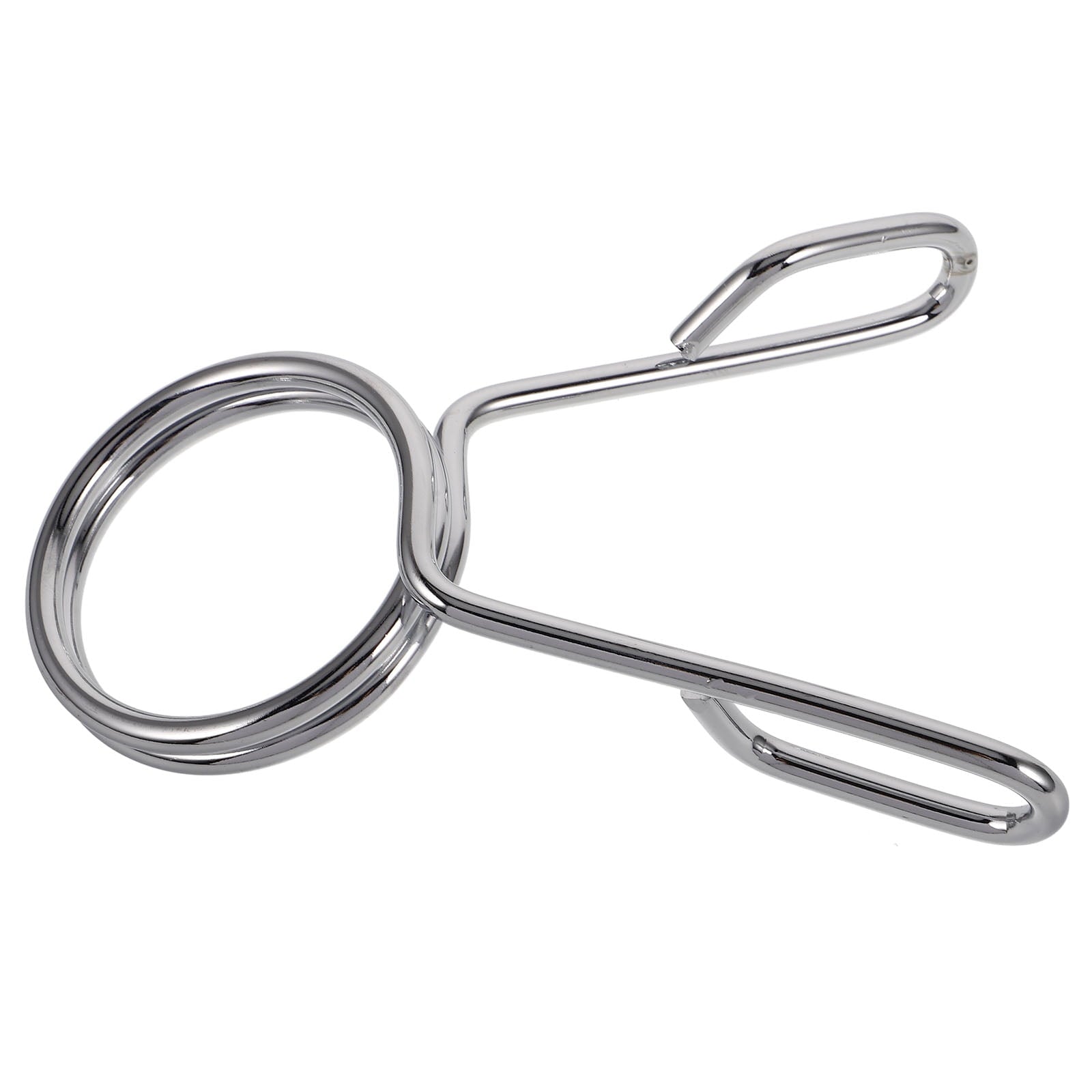 1Pcs Silver Barbell Clamps for Gym Accessories and Fitness Equipment in Workout Sessions
