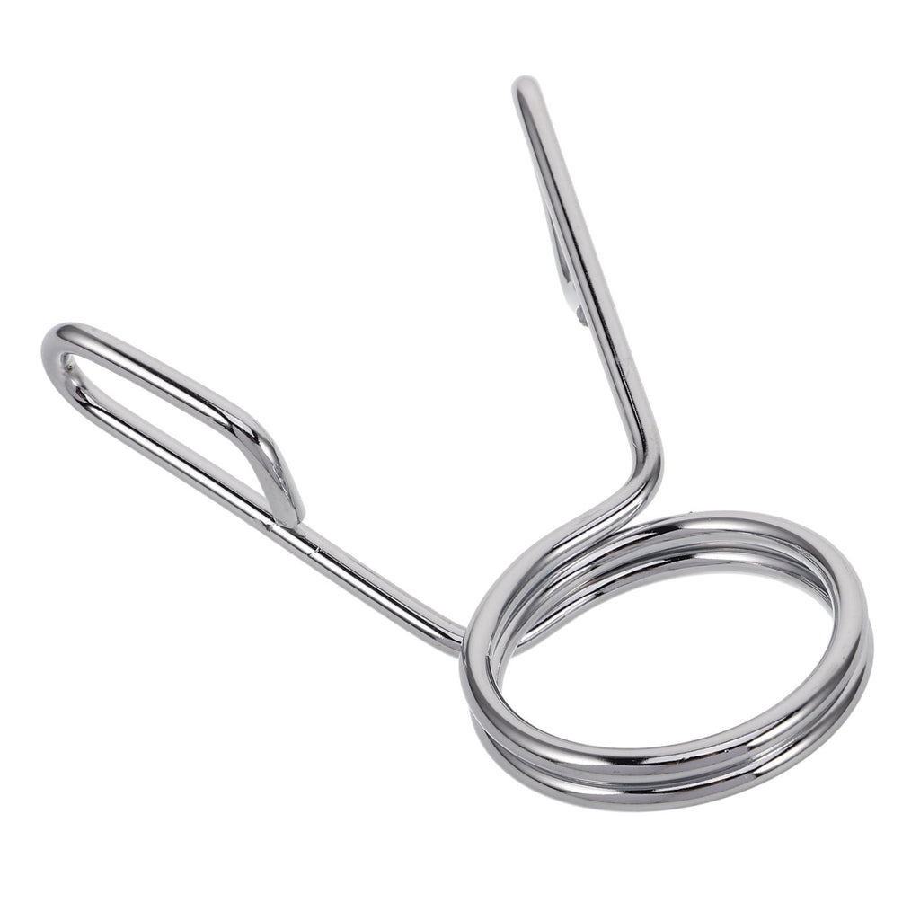1Pcs Silver Barbell Clamps for Gym Accessories and Fitness Equipment in Workout Sessions