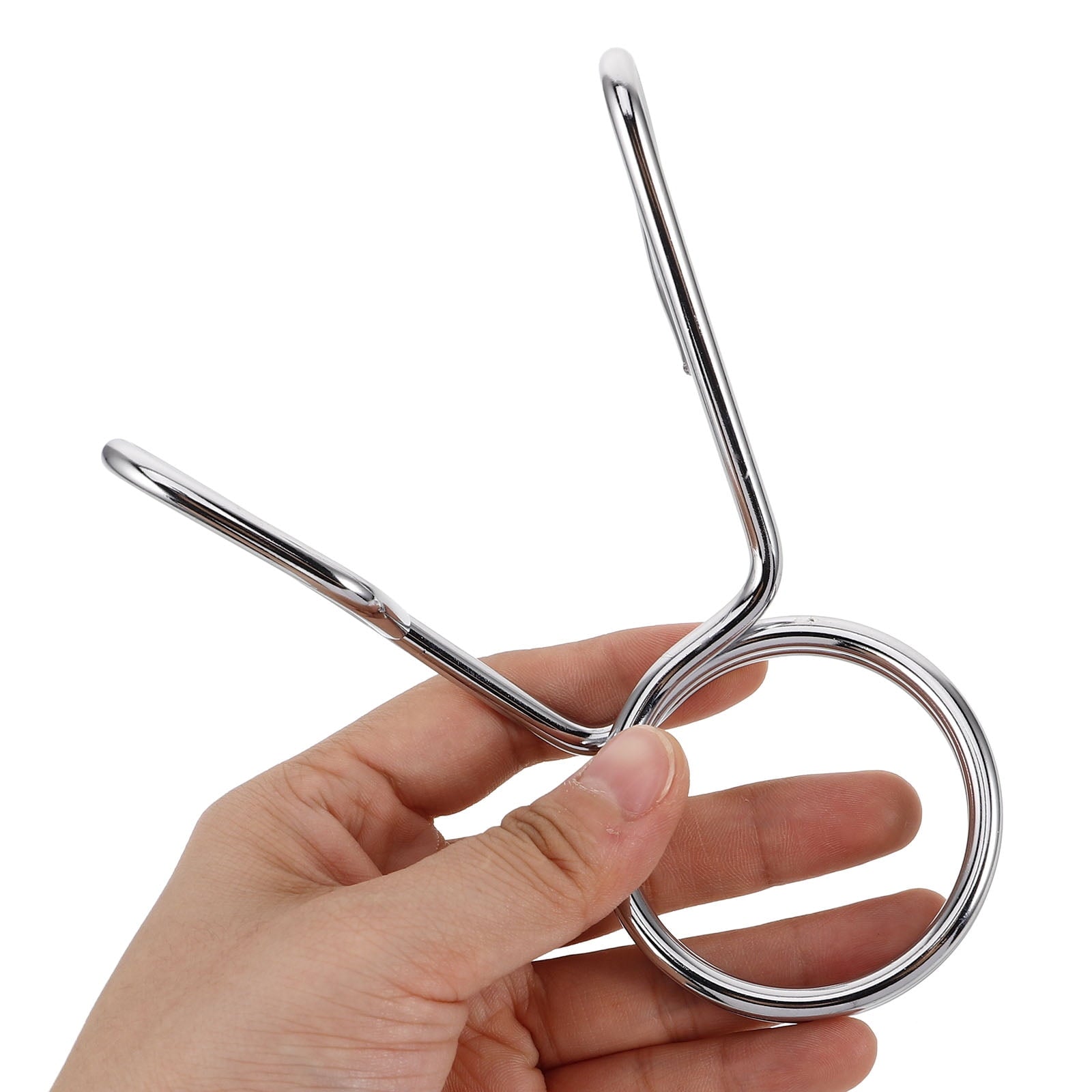1Pcs Silver Barbell Clamps for Gym Accessories and Fitness Equipment in Workout Sessions