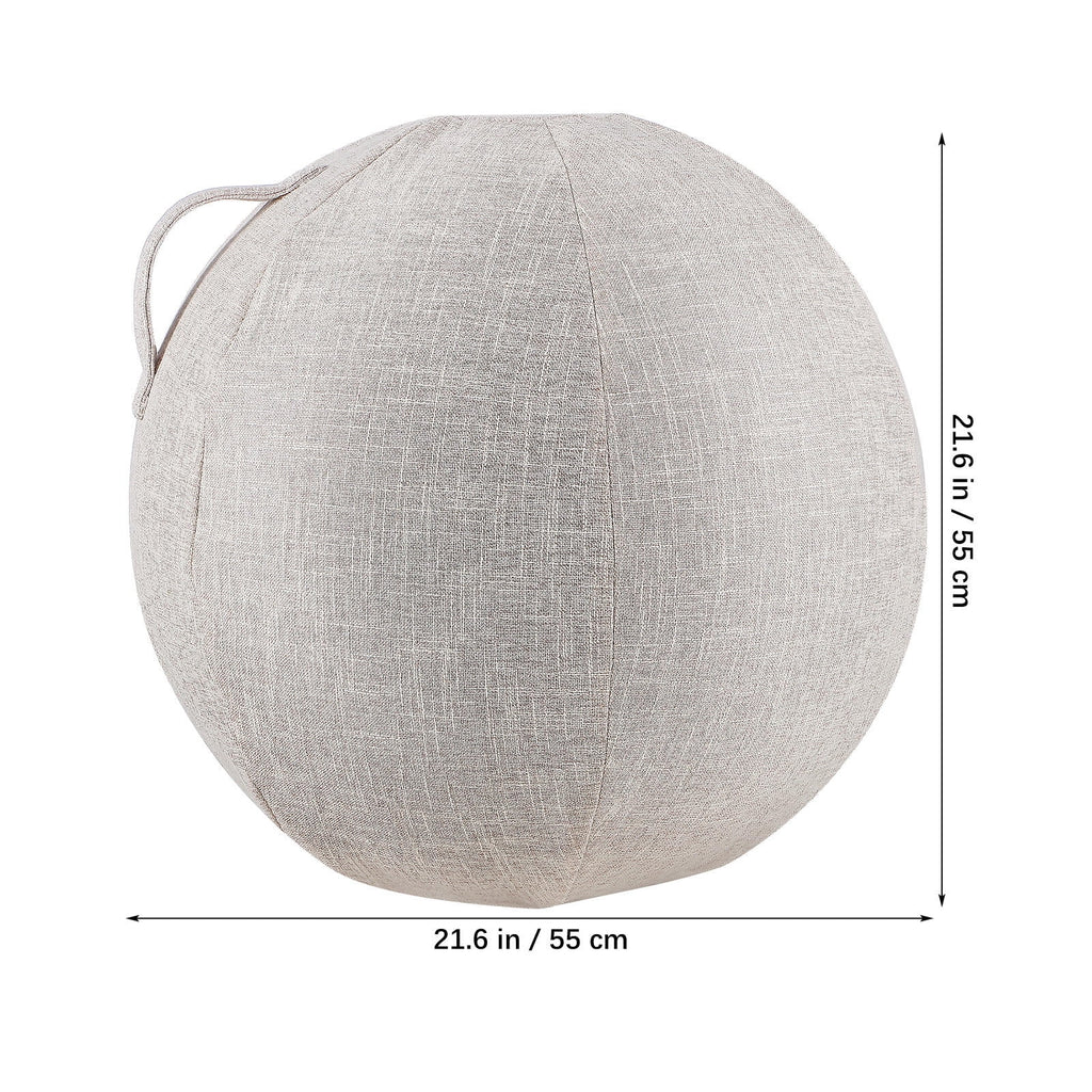 1Pack Thick Yoga Ball Cover in Cotton for Gym and Yoga Practice Accessories