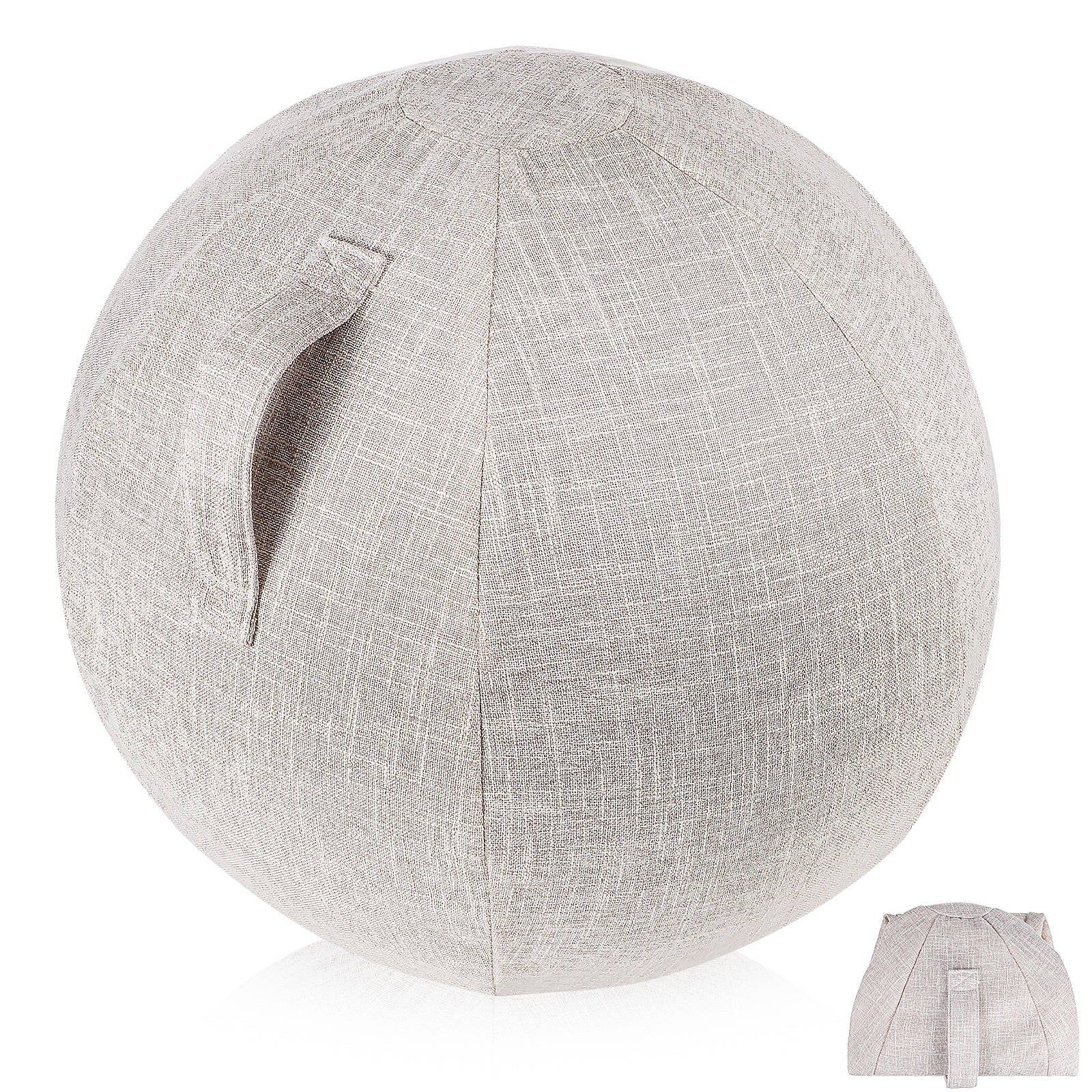 1Pack Thick Yoga Ball Cover in Cotton for Gym and Yoga Practice Accessories