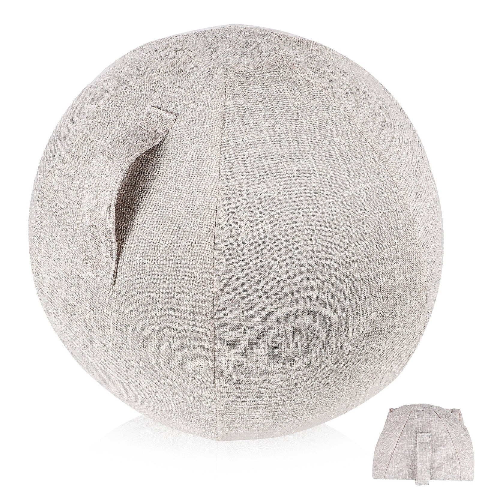 1Pack Thick Yoga Ball Cover in Cotton for Gym and Yoga Practice Accessories