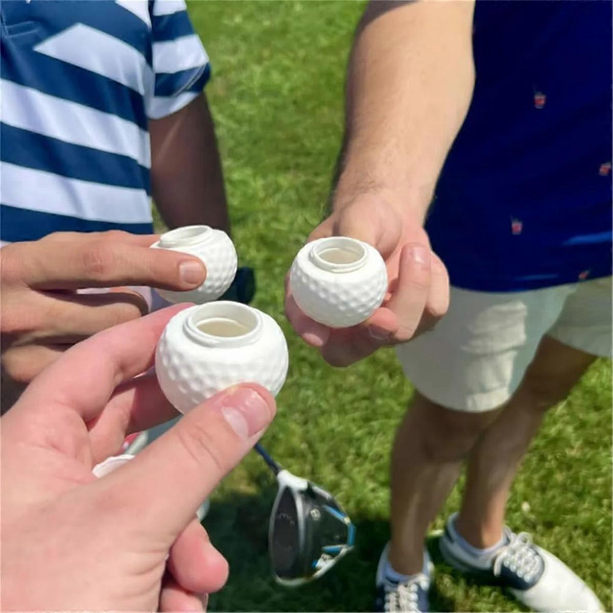 pcs Golf Ball Shaped Shot Glasses Golf Ball Shot Glasses Cool Golf Ball Shot Glasses Perfect Gift for Golf Enthusiasts