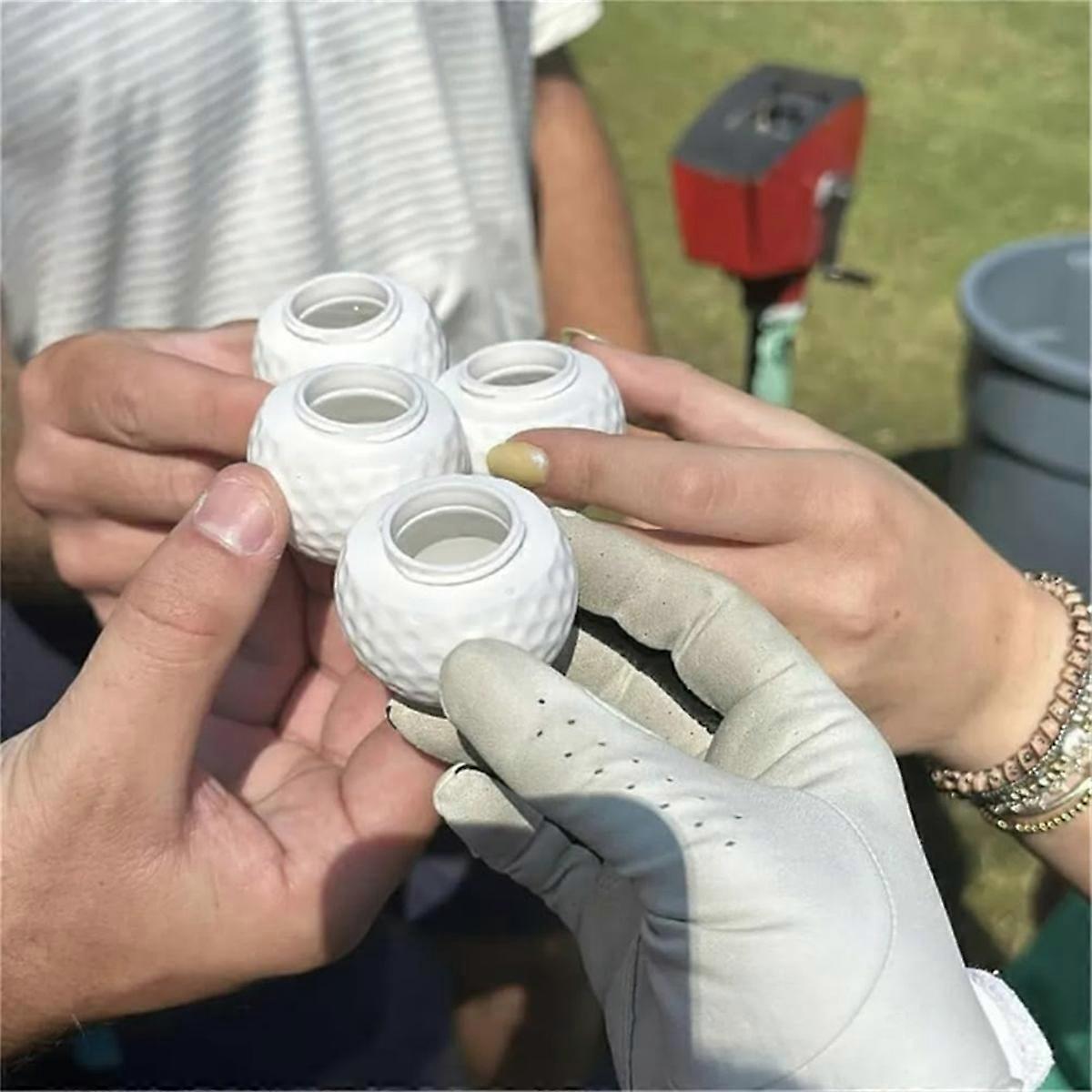 pcs Golf Ball Shaped Shot Glasses Golf Ball Shot Glasses Cool Golf Ball Shot Glasses Perfect Gift for Golf Enthusiasts