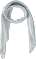 Satin Neck Square Scarf for Women Solid Color Silk Purse Scarf Lightweight Fashion Scarves Headband for Hair Handbag