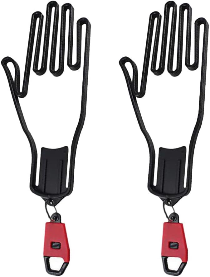 Golf Glove Holder Prevents Deformation and Protects Gloves Black 1 Pair