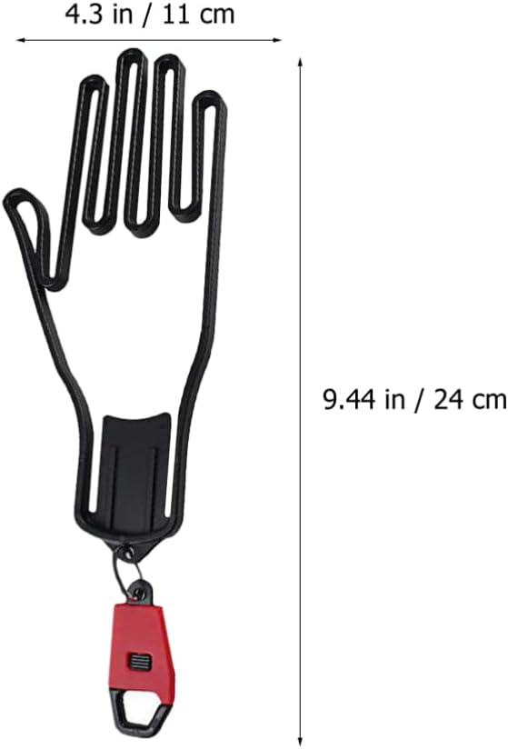 Golf Glove Holder Prevents Deformation and Protects Gloves Black 1 Pair
