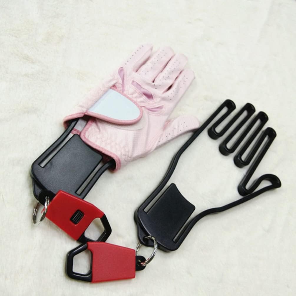 Golf Glove Holder Prevents Deformation and Protects Gloves Black 1 Pair