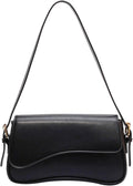 Women's Crescent Shoulder Bags Retro Y2k 90s Hobo Handbags Top Handle Faux Leather Underarm Bag Fashion Clutch Purses
