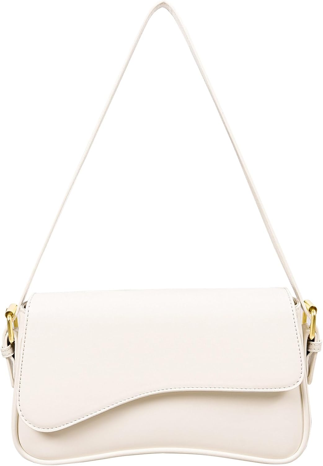 Women's Crescent Shoulder Bags Retro Y2k 90s Hobo Handbags Top Handle Faux Leather Underarm Bag Fashion Clutch Purses