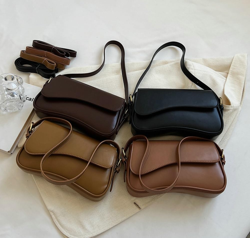 Women’s Hobo Shoulder Bag Handbags Retro Evening Vegan Leather Underarm Bag Shoulder Tote Bags 2024