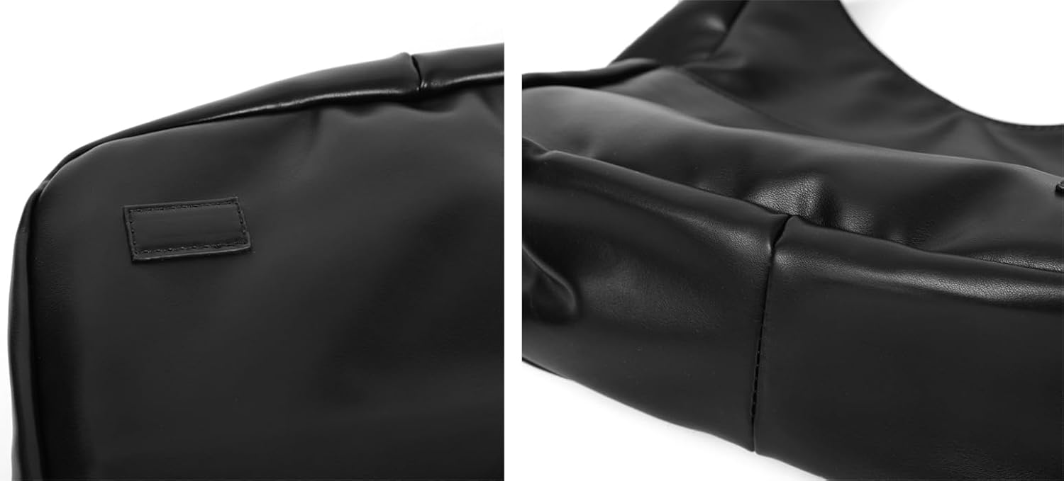 Women Tote Handbags Chic Vegan Leather Tote Bag Purse Stylish Casual Trendy Large Soft Shoulder Bag