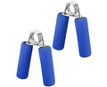 Hand Grip Strengthener,Develop Hand and Forearm Grip Strength for Peak Performance in Sports. Perfect Equipment for Gyms - Bonus Foam Sleeves - Blue