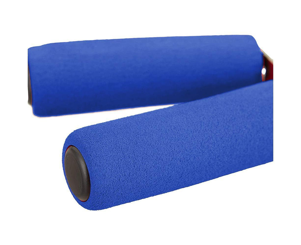 Hand Grip Strengthener,Develop Hand and Forearm Grip Strength for Peak Performance in Sports. Perfect Equipment for Gyms - Bonus Foam Sleeves - Blue