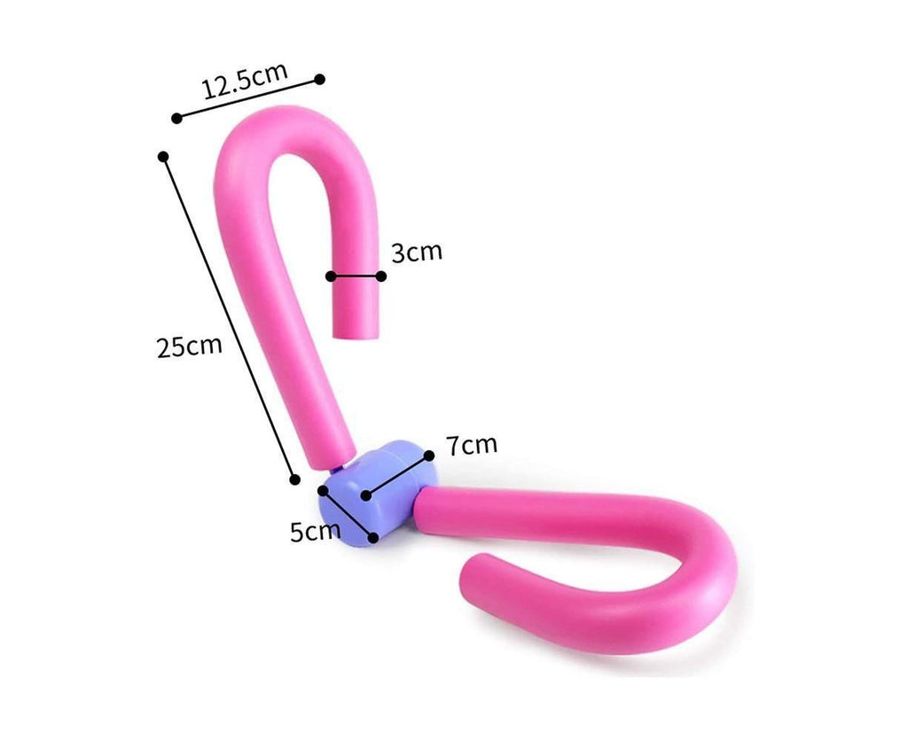 Thigh Master Trainer Exerciser, Thigh Trimmer Leg Exercise Thin Legs Training Device Weight Loss Home Gym Trainer Equipment for Women and Men - Pink