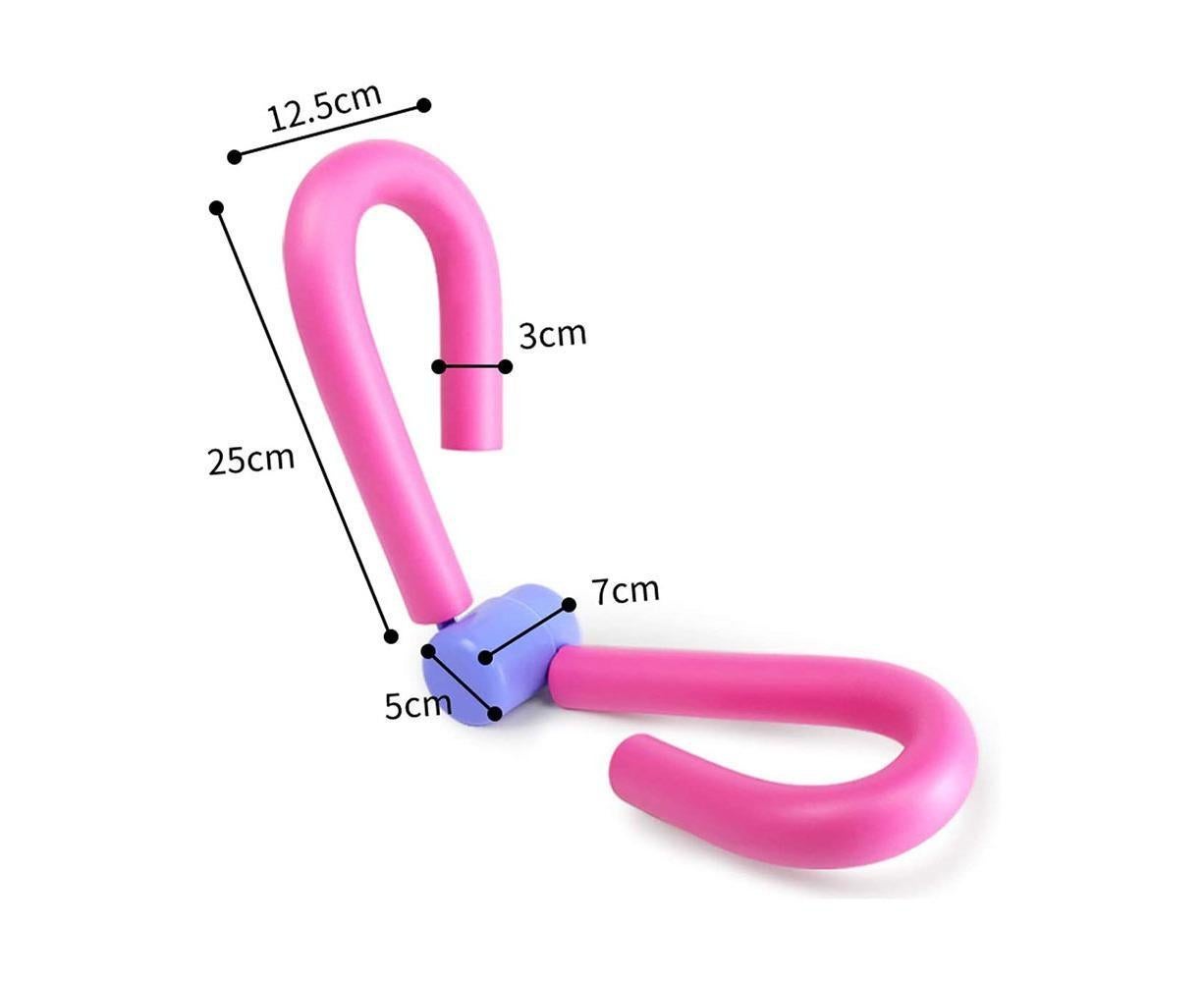Thigh Master Trainer Exerciser, Thigh Trimmer Leg Exercise Thin Legs Training Device Weight Loss Home Gym Trainer Equipment for Women and Men - Pink