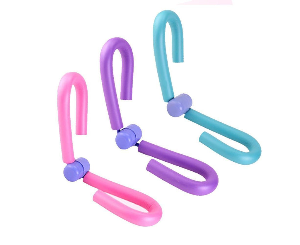 Thigh Master Trainer Exerciser, Thigh Trimmer Leg Exercise Thin Legs Training Device Weight Loss Home Gym Trainer Equipment for Women and Men - Pink