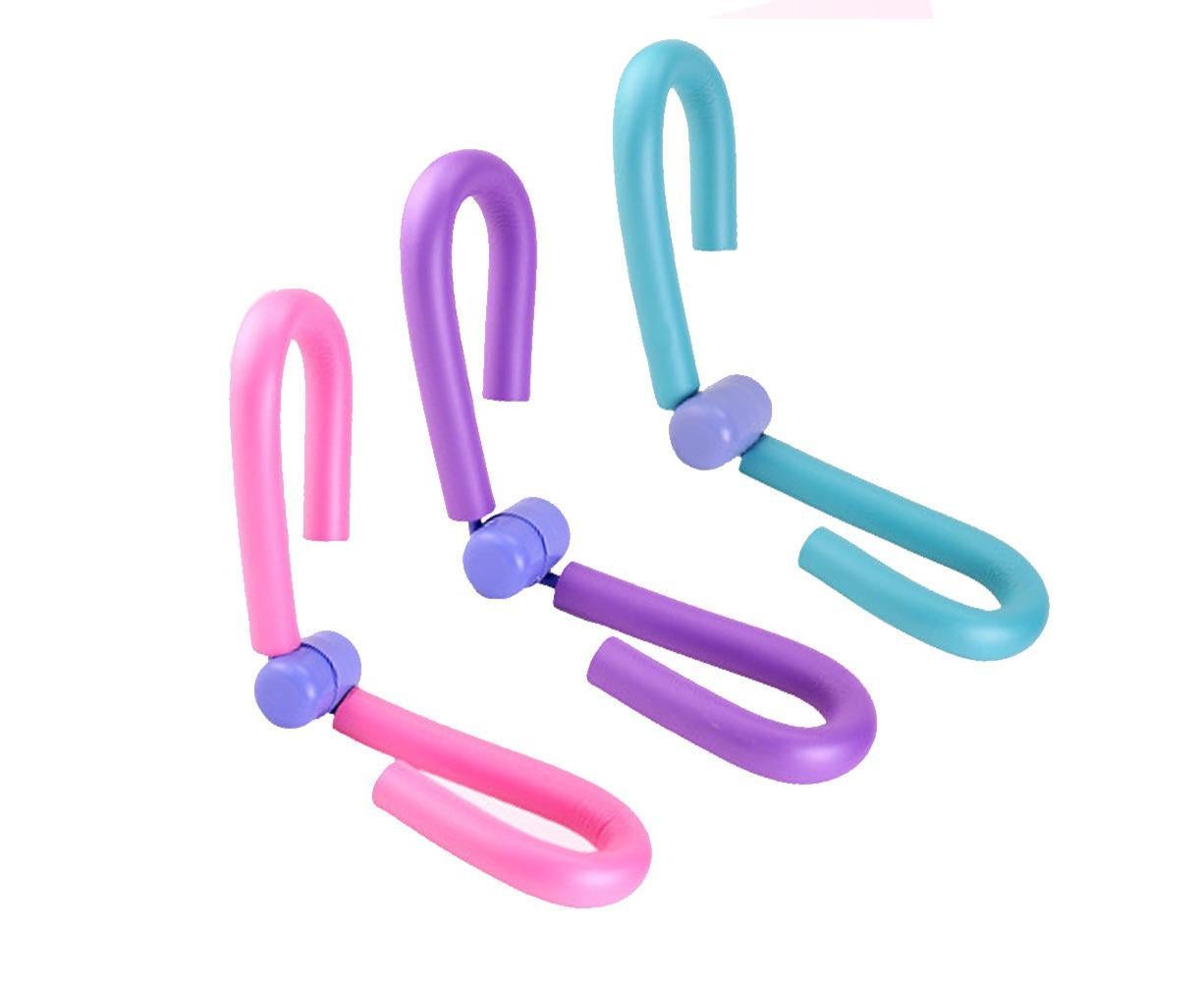 Thigh Master Trainer Exerciser, Thigh Trimmer Leg Exercise Thin Legs Training Device Weight Loss Home Gym Trainer Equipment for Women and Men - Pink
