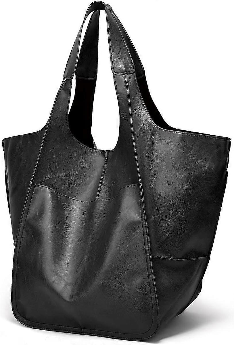 Large Women's Tote Bag PU Leather Handbag