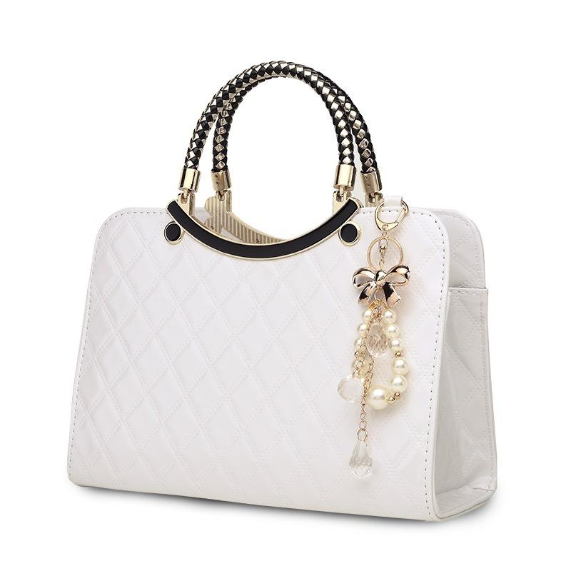 Women's Patent Leather Tote Bag Fashion Shiny Handbag