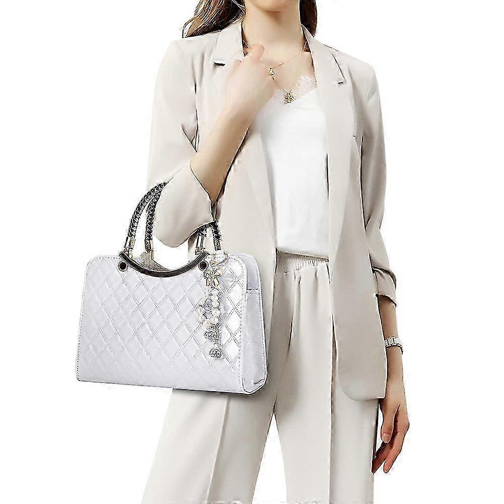 Women's Patent Leather Tote Bag Fashion Shiny Handbag