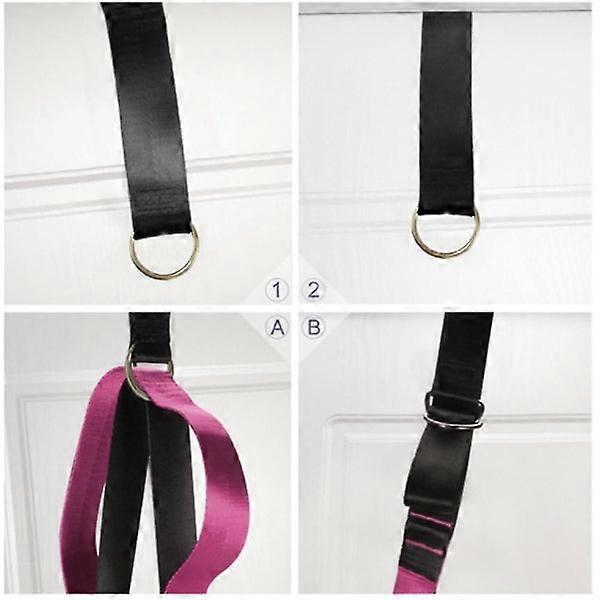 Non-Elastic Yoga Stretch Belt for Physiotherapy & Yoga