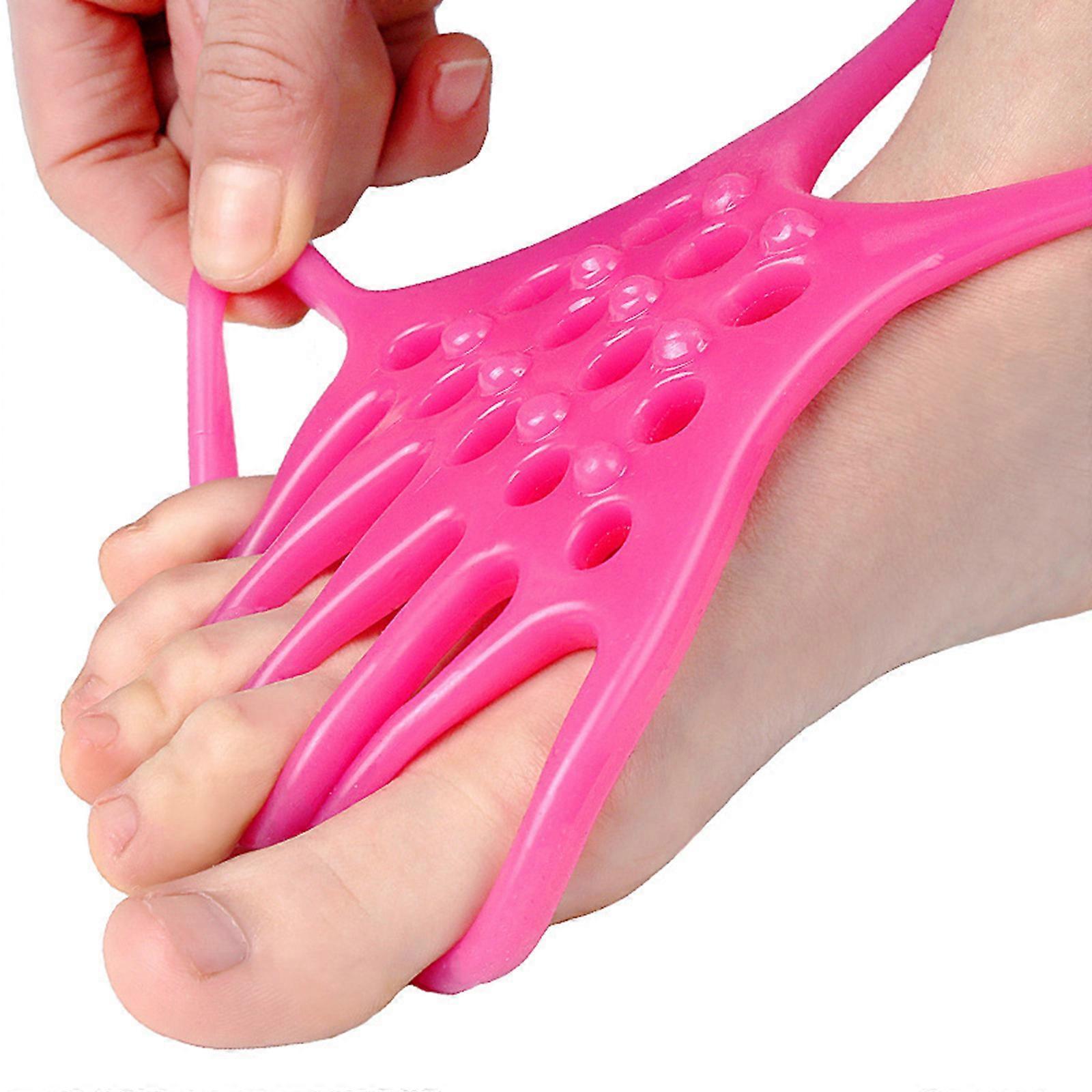 Pink Yoga Leg Flexibility Stretch Strap for Home Gym