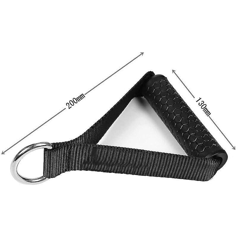2pcs Rubber Cable Machine Grips, Resistance Band Handle Attachment for Home Gym