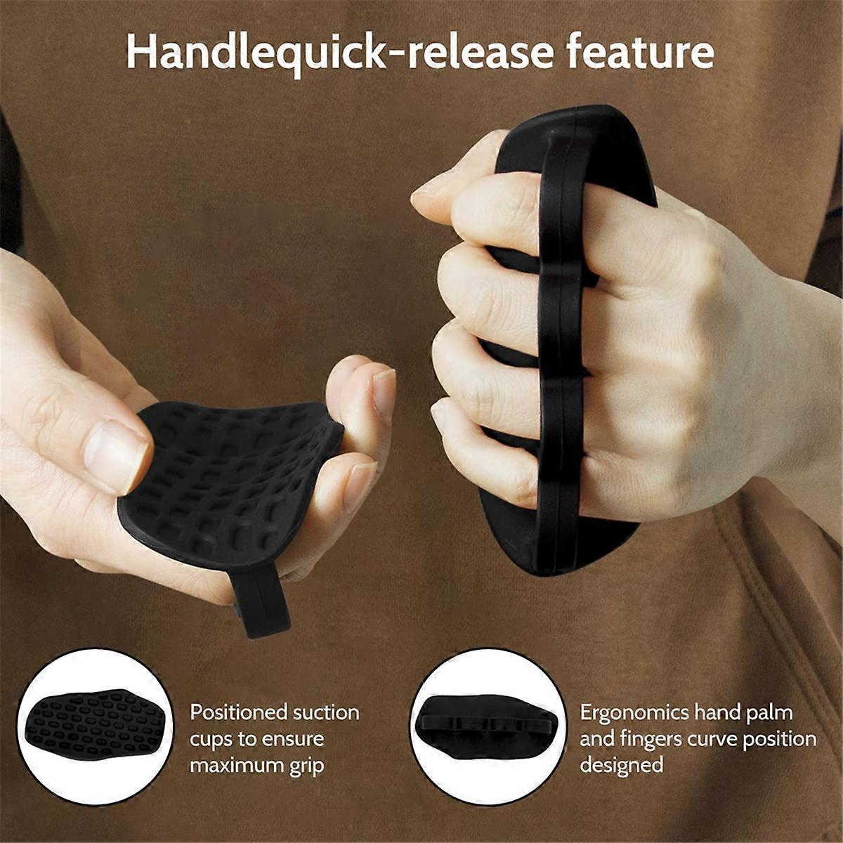 Anti-Slip Weightlifting Gym Grip Pads, Non-Slip Workout Grips