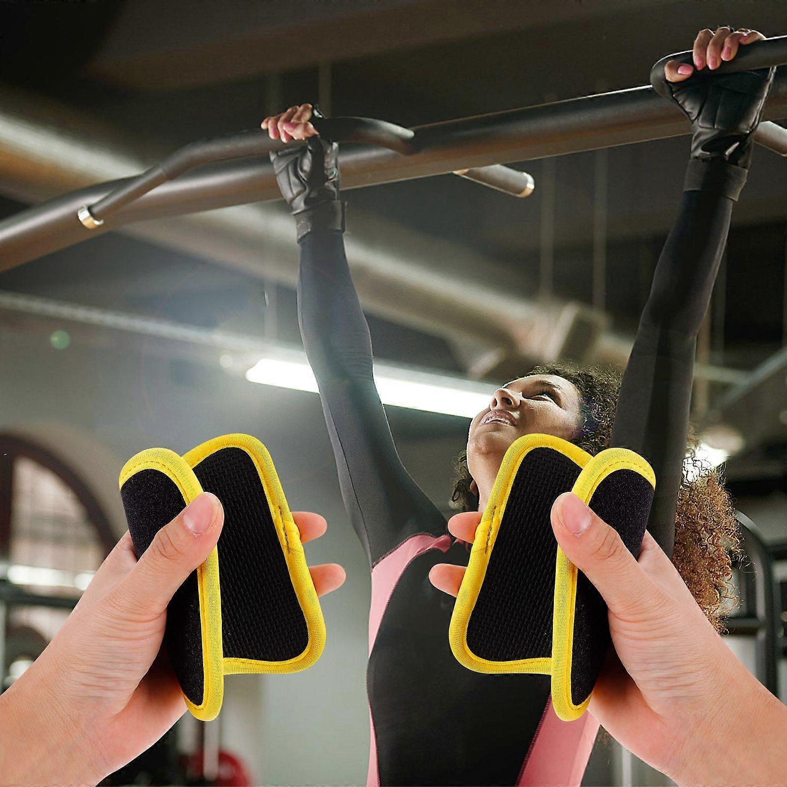 2pcs Anti-Slip Dumbbell Grip Pads, Barbell Handle Cover Gym Mat Accessories